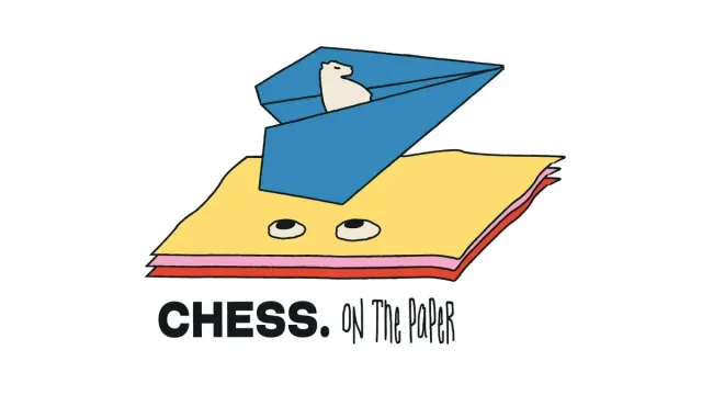 Chess. on the paper logo